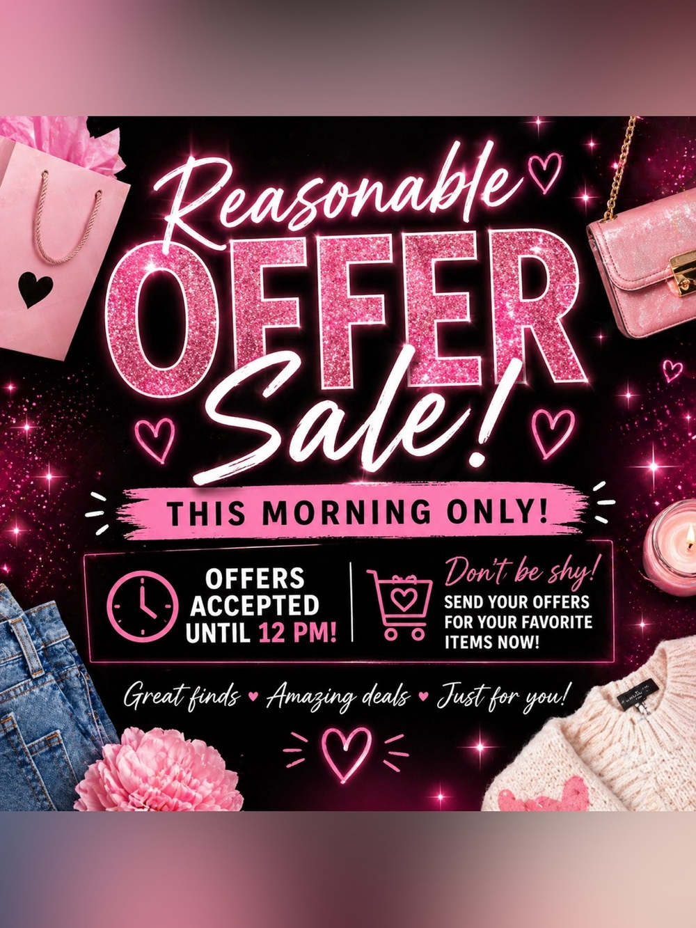 Reasonable Offer Sale ‼️